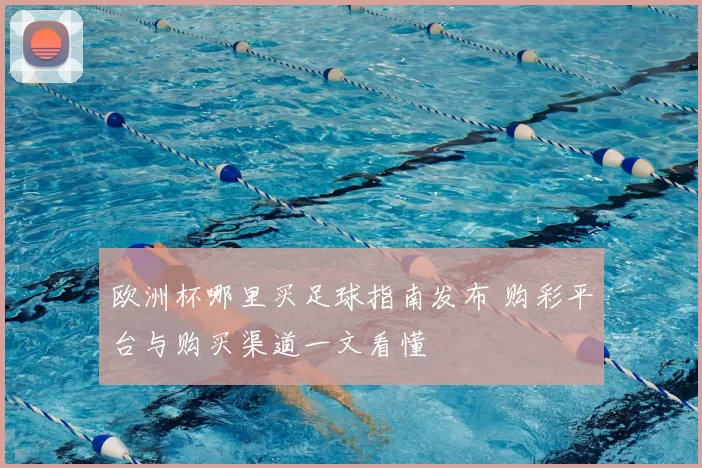欧洲杯哪里买足球指南发布 购彩平台与购买渠道一文看懂