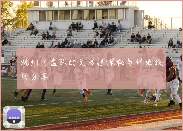 杭州飞盘队的灵活性探秘与训练技巧分享