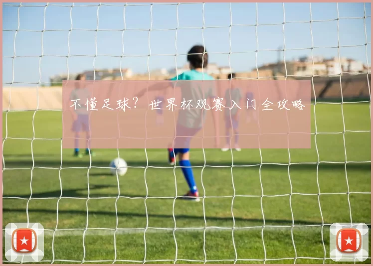 不懂足球？世界杯观赛入门全攻略