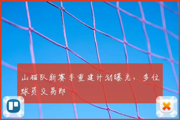 山猫队新赛季重建计划曝光,多位球员交易即